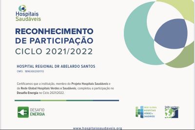 notícia: Hospital Abelardo Santos, em Icoaraci, adere ao projeto ‘Hospitais Saudáveis’
