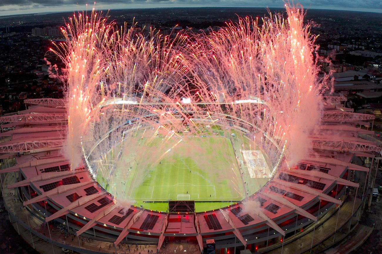 Atual gestão diz que recebeu Arena da Amazônia em estado de