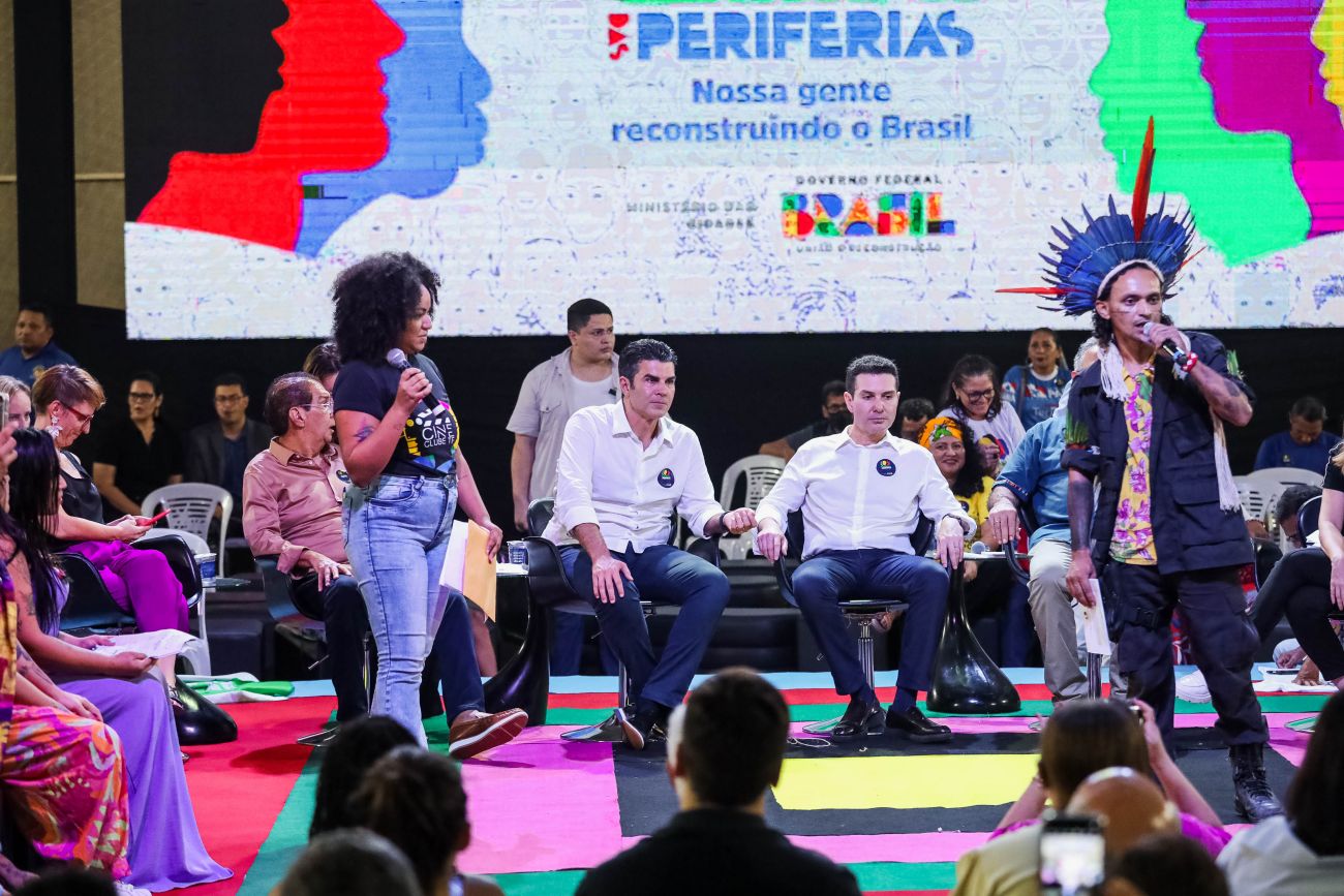 Bel m sedia lan amento do Caravana das Periferias Ag ncia Par