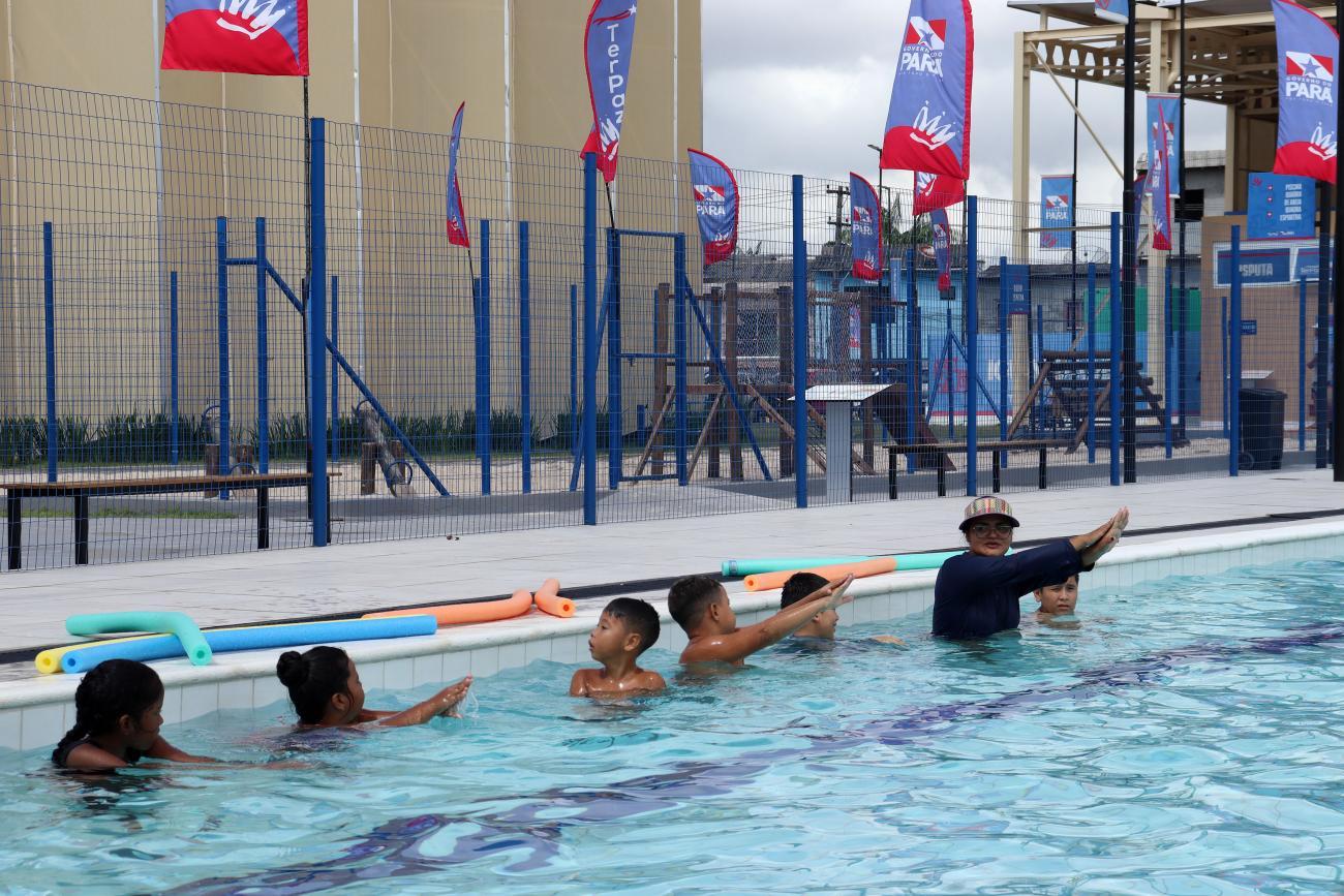 Novidade: educação física e natação passam a fazer parte das aulas