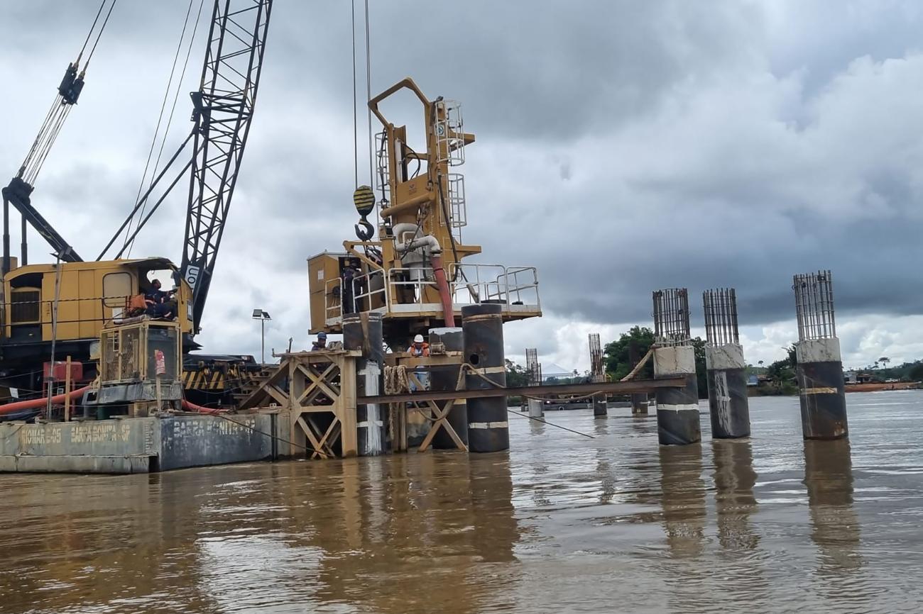 Obra Da Ponte Sobre O Rio Fresco Em São Félix Do Xingu Atinge 40 De Conclusão Agência Pará 