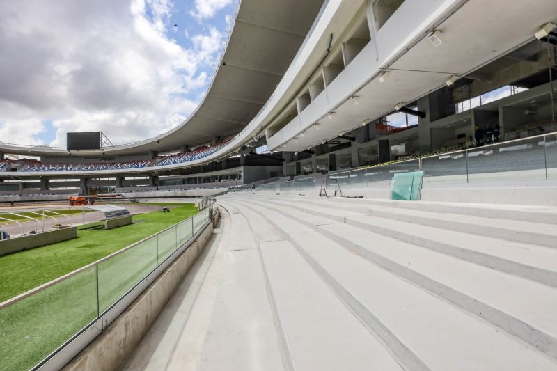 Obras no Estádio Olímpico estão na reta final e cumprem o padrão da Fifa