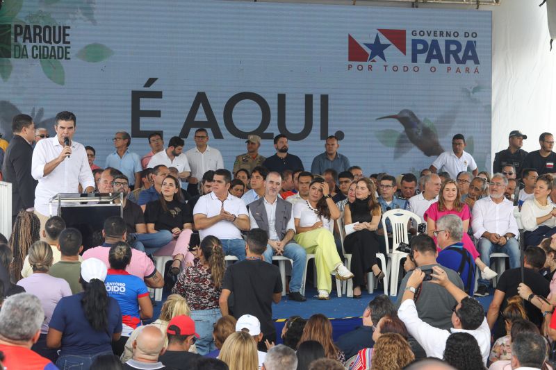 Governador destacou os benefícios da instalação de um parque ecológico em plena área urbana de Belém, nesta sexta-feira (19)