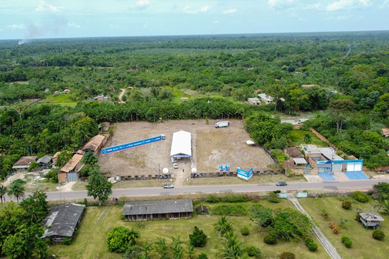 Terreno onde a Usina da Paz será construída em Igarapé-Miri