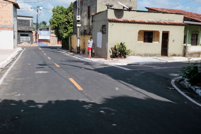 Ruas pavimentadas e sinalizadas transformam a rotina cotidiana dos moradores do Canarinho para melhor, com acessibilidade