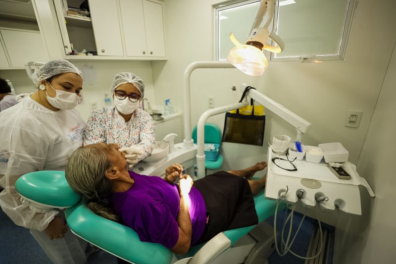 Moradores de Ananindeua também tiveram acesso a consultas odontológicas 