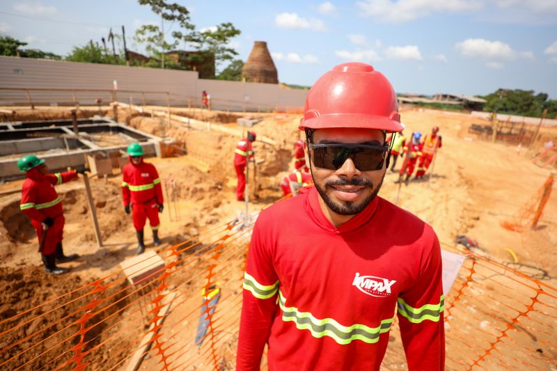 Marcelo da Silva - Operário da obra - Bairro Laranjeira <div class='credito_fotos'>Foto: Marcelo Lelis / Ag. Pará   |   <a href='/midias/2023/originais/17706_851eb8e0-f1c9-8657-f722-b897cdbd2cf6.jpg' download><i class='fa-solid fa-download'></i> Download</a></div>