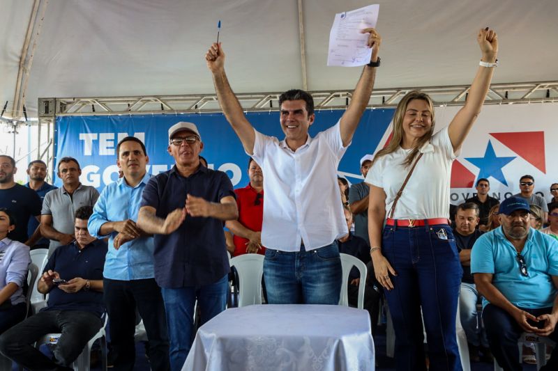 ENTREGA ASFALTO/ Ordem de Serviço que autorizará o início das obras de construção e pavimentação da PA-253/Sua Casa/Posto de saúde/Estádio de Futebol/FT Alex Ribeiro Ag Pará <div class='credito_fotos'>Foto: Alex Ribeiro / Ag. Pará   |   <a href='/midias/2023/originais/17895_1b018124-4645-4780-e8c0-311f79c32df6.jpg' download><i class='fa-solid fa-download'></i> Download</a></div>