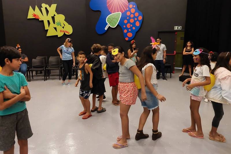 A programação carnavalesca também incluiu brincadeiras