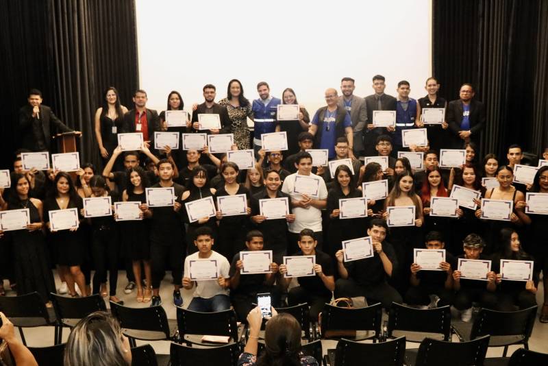 Concluintes do curso realizado na UsiPaz Icuí-Guajará