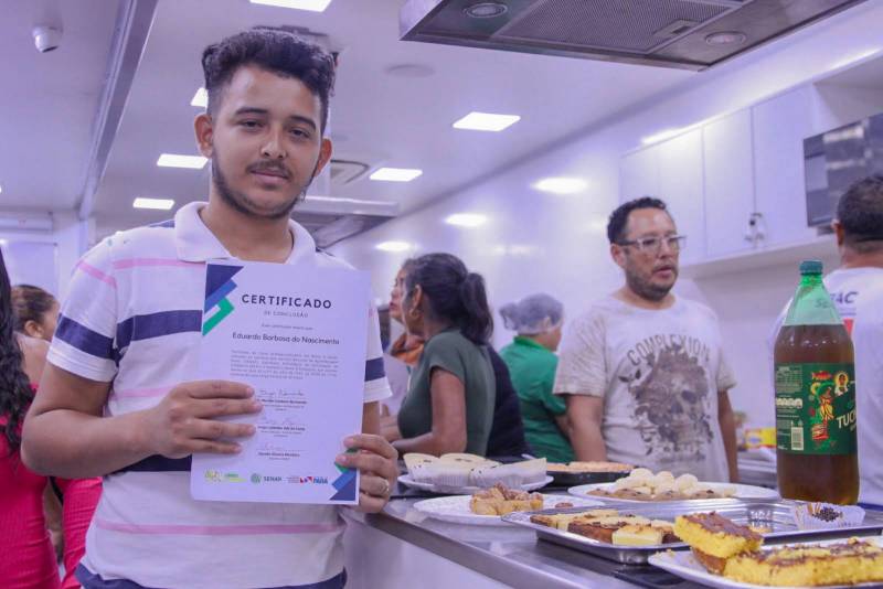 Eduardo Barbosa, aluno do curso de Gastronomia
