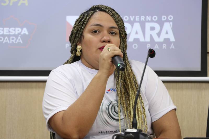 Camila Lira, representante da Diretoria de Vigilância em Saúde