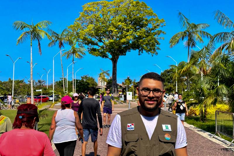 Ellivelton Carvalho - gerente do Parque do Utinga