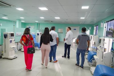 galeria: Visita técnica do secretário de saúde na Policlínica e no Natea de Tucuruí