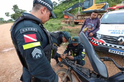 galeria: Operação 'Curupira' fiscaliza e monta barreiras no acesso à APA Triunfo do Xingu