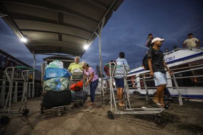 notícia: Terminal Hidroviário de Belém deve receber 7 mil passageiros durante feriado do Dia do Trabalhador 