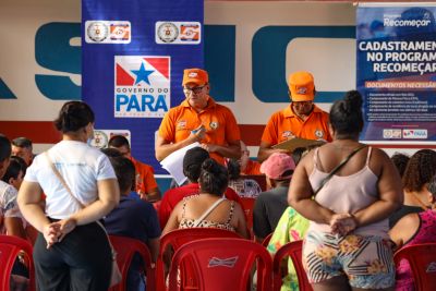 notícia: Governo do Pará começa cadastro de famílias em Abaetetuba ao Programa Recomeçar