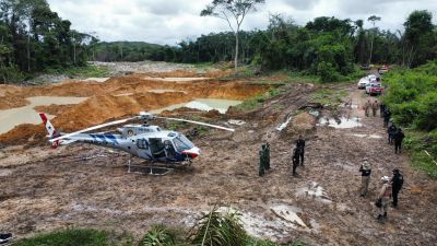 notícia: Operação 'Curupira' desarticula garimpo ilegal e fiscaliza desmatamentos em Novo Progresso