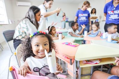 notícia: Primeira unidade do 'Creches por Todo o Pará' celebra um ano com 600 crianças 