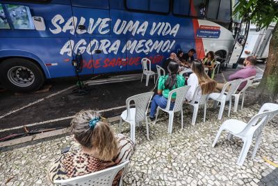 galeria: Unidade Móvel do Hemopa na Ag. do Banpara