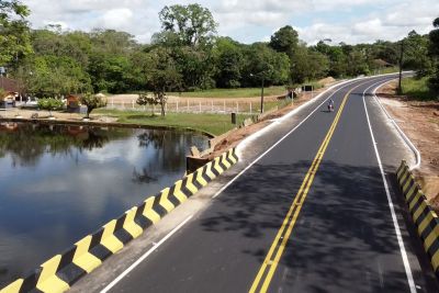 notícia: Construção de estradas e pontes pelo Governo do Pará reforça corredores logísticos