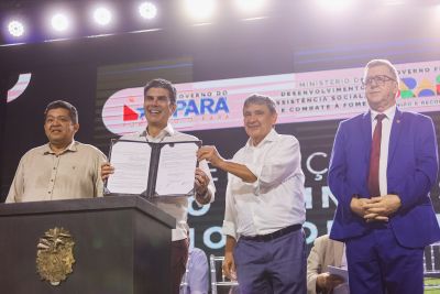 notícia: Governo do Pará e União firmam pacto para ampliar acesso da população de baixa renda a projetos e ações sociais 
