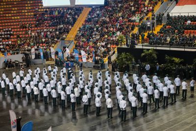 galeria: PM do Pará promove mais 125 militares para atuar no combate à criminalidade