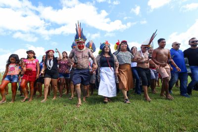 notícia: Povos Indígenas celebram entrega da TI Alto Rio Guamá após processo de desintrusão