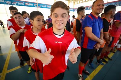 notícia: Alegria e gratidão marcaram a abertura da I Olimpíada Esportiva Inclusiva, em Belém