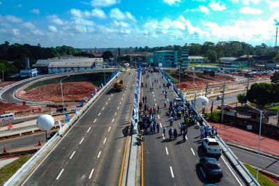 notícia: Governo do Estado entrega Avenida Ananin e novo viaduto na Rodovia BR-316
