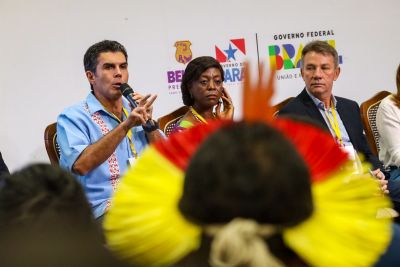 notícia: Governador Helder destaca avanços ambientais em diálogo sobre mudança climática na Amazônia
