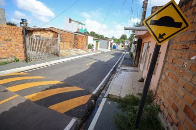 notícia: Entrega de obras de saneamento melhora a rotina de comunidade no Curuçambá