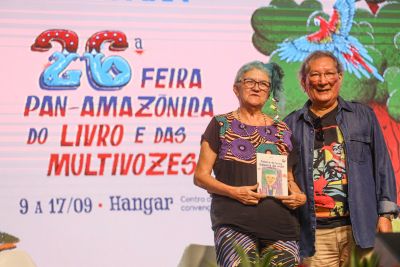 notícia: As Vozes dos Homenageados abrem o primeiro dia da 26ª Feira Pan-Amazônica do Livro e das Multivozes, neste sábado (9)