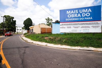 notícia: Obras de pavimentação trazem melhorias na mobilidade urbana a moradores do Icuí, em Ananindeua