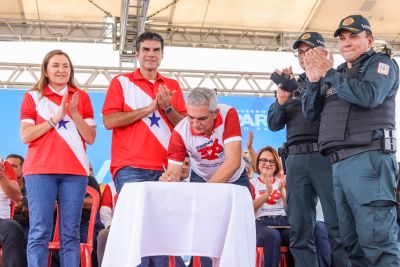 notícia: Governador Helder Barbalho autoriza construção da 29ª Companhia Independente de PM, em Óbidos