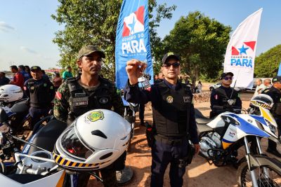 notícia: Governo reforça segurança em Marabá com mais cinco motocicletas para a Guarda Municipal