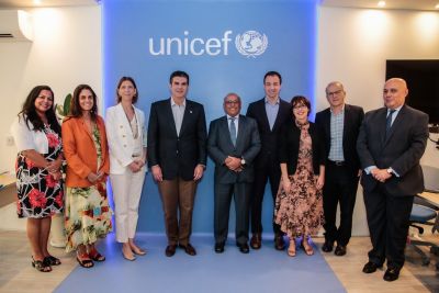 notícia: Governador se reúne com representante do Unicef no Brasil e CEO da Iniciativa Global Generation Unlimited
