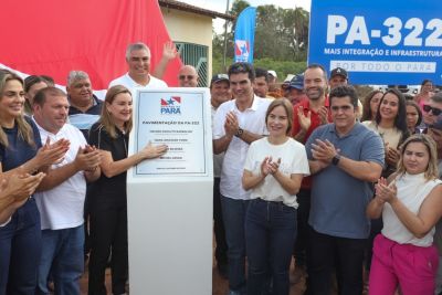 notícia: Governo do Pará entrega rodovia PA-322 totalmente asfaltada