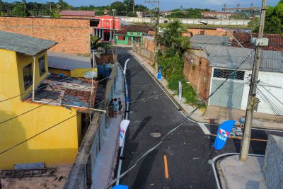 galeria: Asfalto por todo o Pará Bairro Maracacuera Distrito de Icoaraci - Drone