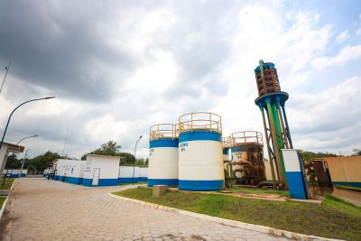 notícia: Obra em Sistema de Abastecimento de Água em Castanhal aumenta qualidade de vida da população