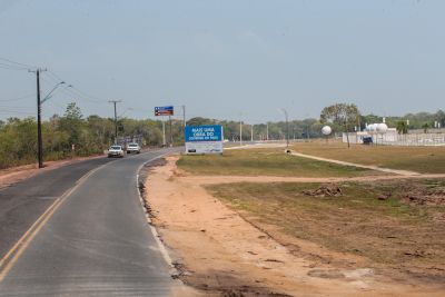 galeria: Obras de construção e pavimentação da Av Fernando Guilhon em Santarém