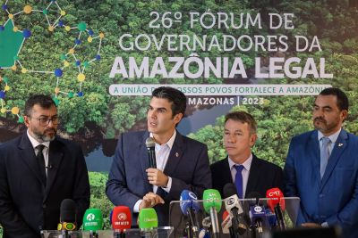 galeria: Coletiva de imprensa - fórum de governadores da Amazônia legal