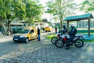 notícia: No Pará, forças de segurança concluem escolta de malotes de provas do Enem 2023