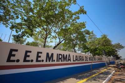 notícia: Reconstrução da Escola Irmã Laura consolida compromisso do Estado com educação 