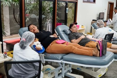 notícia: Balanço do 'Dia da Mulher do Hemopa' registra coleta de mil bolsas de sangue