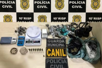 notícia: Polícia Civil prende cinco pessoas envolvidas nos crimes de homicídio e tráfico de drogas, em Marabá