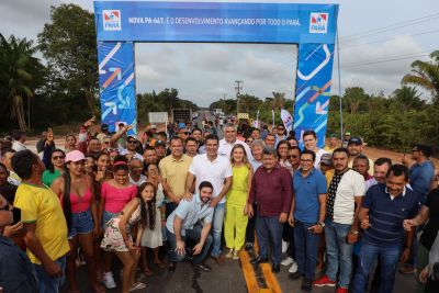 notícia: Governo do Pará entrega nova estrada em Cametá dois meses antes do previsto