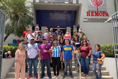Remo e Paysandu usam camisas vermelhas em apoio à campanha do Hemopa