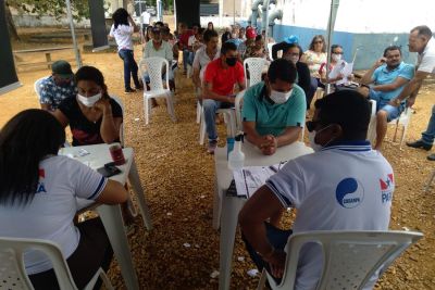 notícia: Ação de cadastramento do "Água Pará" chega à cidade de Abaetetuba 