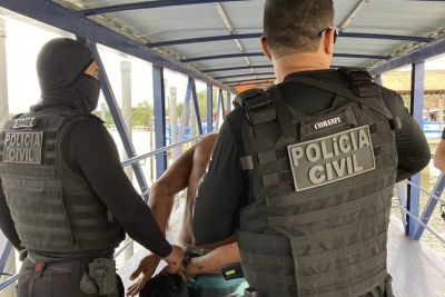 notícia: PC prende suspeito por crimes na região ribeirinha de Ponta de Pedras, no Marajó 